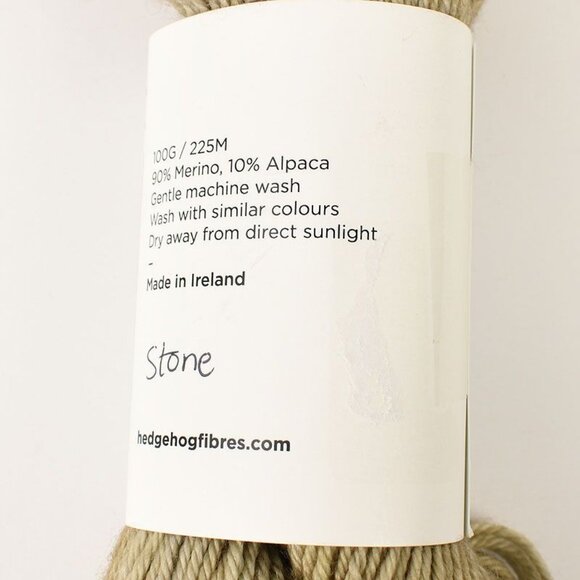 Hedgehog Fibres Alpaca DK Yarn Merino Hand-Dyed Stone Colorway - Picture 3 of 3